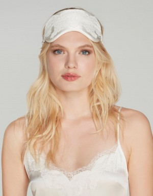 Dámské Obličejové Masky A Oční Masky Agent Provocateur Amelea Eyemask Ivory CZ | V17-3444