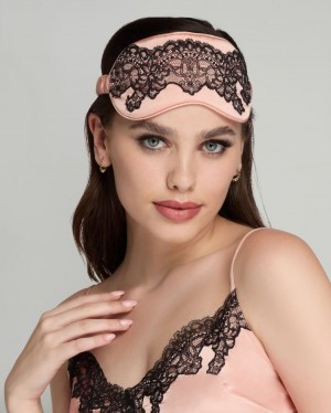 Dámské Obličejové Masky A Oční Masky Agent Provocateur Amelea Eyemask Růžové CZ | E71-3775