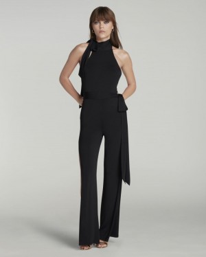 Dámské Kalhoty Agent Provocateur Alanna Trouser Černé CZ | X57-7759