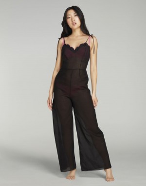 Dámské Kombinéza Agent Provocateur Lorna Jumpsuit Černé CZ | A12-7804