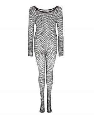 Dámské Kombinéza Agent Provocateur Tatianna Jumpsuit Černé CZ | X63-5700