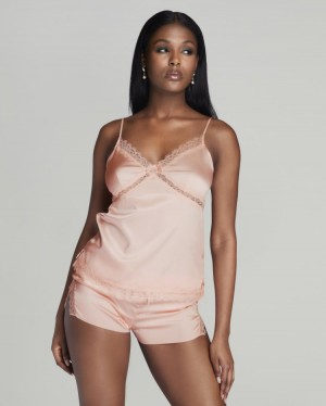 Dámské Kraťasy Agent Provocateur Gisele Shorts Blush CZ | O56-8936