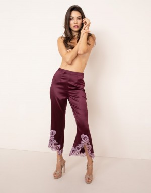 Dámské Společenské Oblečení Agent Provocateur Agnese Trousers Fialové CZ | U40-0104