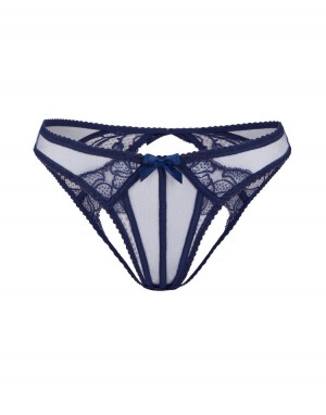 Dámské Podprsenky Agent Provocateur Rozlyn Balconette bra Tmavě Blankyt CZ | A21-9180