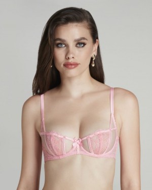 Dámské Podprsenky Agent Provocateur Rozlyn Balconette Underwired Bra Růžové CZ | V54-4996
