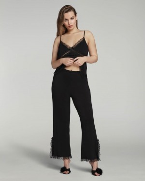 Dámské Pyžama Agent Provocateur Gisele Jersey Pyjama Trousers Černé CZ | A01-3867