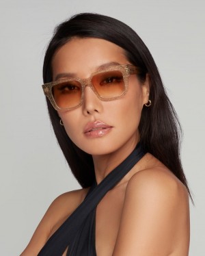 Dámské Sluneční Brýle Agent Provocateur Debie Sunglasses Crystal/Faded CZ | G94-1447