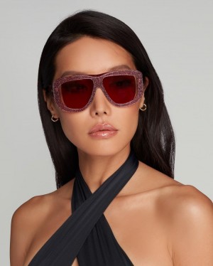 Dámské Sluneční Brýle Agent Provocateur Karley Sunglasses Tmavě CZ | U70-8841