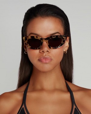 Dámské Sluneční Brýle Agent Provocateur Kitti Sunglasses Tortoise/Black CZ | M19-9594