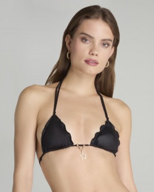 Dámské Vrchní díl Plavek Agent Provocateur Berry 1 Bikiny Top Černé CZ | N25-0695